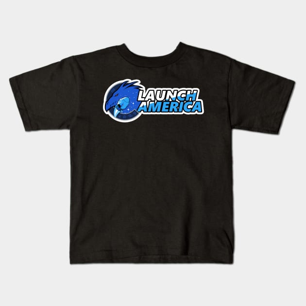 Launch America | Crew Dragon Kids T-Shirt by OnShare